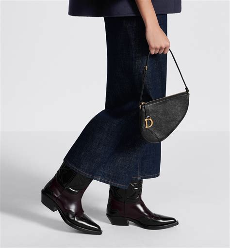 dior saddle rodeo|Saddle Rodeo Pouch Black Goatskin .